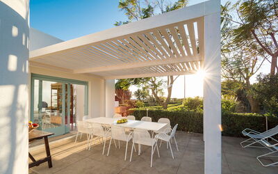 Villa Chiara - Paceco, Sicilia: Autumn, Balcony / Terrace / Patio, Building Exterior, Outdoor, Spring, Summer