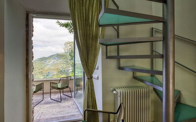 Villa Maestosa - Camaiore, Toscana: Automne, Balcon / Terrasse / Patio, Été, Printemps, Vues