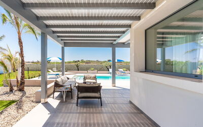 Casa Colori - Noto, Sicilia: Autumn, Balcony / Terrace / Patio, Building Exterior, Outdoor, Pool, Spring, Summer