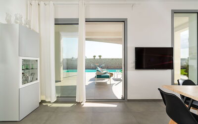 Villa le Palme - Noto, Sicilia: Balkon / terras / patio, Herfst, Lente, Lunchroom, Zomer, zwembad