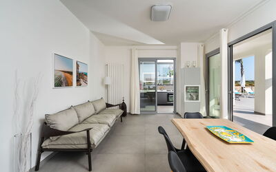 Villa le Palme - Noto, Sicilia: Balkon / terras / patio, Herfst, Lente, Lunchroom, Woonkamer, Zomer