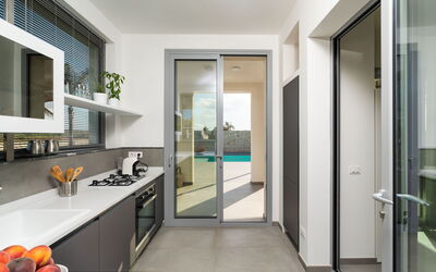 Villa le Palme - Noto, Sicilia: Balkon / terras / patio, Herfst, Keuken, Lente, Zomer, zwembad