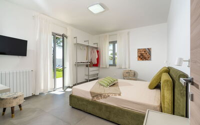 Villa le Palme - Noto, Sicilia: Balkon / terras / patio, Herfst, Lente, slaapkamer, Tuin, Zomer