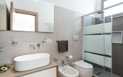 Villa le Palme - Noto, Sicilia: Badkamer, Herfst, Lente, Zomer