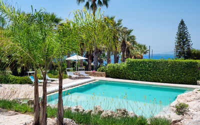 Villa Diamante - Siracusa, Sicilia: Autumn, Balcony / Terrace / Patio, Building Exterior, Outdoor, Pool, Scenic View, Spring, Summer