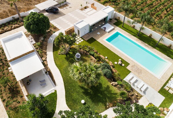 Casa Ocra - Misiliscemi, Sicilia: all'aperto, Autunno, Balcone / Terrazza / Patio, Estate, Esterni, Giardino, Piscina, Primavera