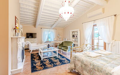 Chateau la Siroque: slaapkamer
