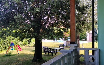 Franco House with Pool: Autumn, Building Exterior, Garden, Spring, Summer