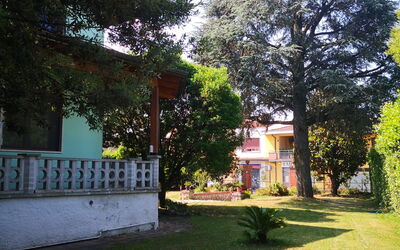 Franco House with Pool: Autumn, Building Exterior, Garden, Spring, Summer