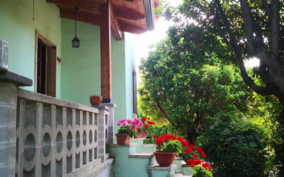 Franco House with Pool: Autumn, Building Exterior, Garden, Spring, Summer