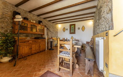 La Casa di Elda, Holiday Home with Pool, Uzzano, T: Herfst, Lente, Lunchroom, Zomer