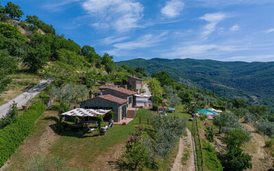 Casale della Torre: bassin, Extérieur, Jardin, Vues