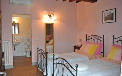 Casale della Torre: chambre à coucher