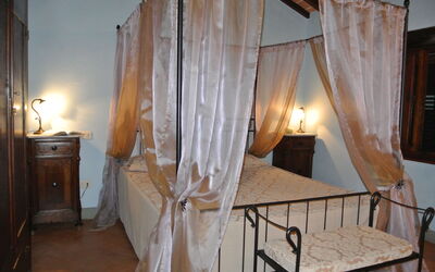 Casale della Torre: chambre à coucher