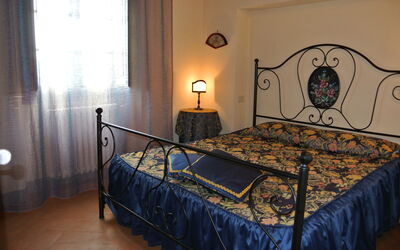 Casale della Torre: chambre à coucher