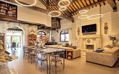 Villa Tagliaferri: Lunchroom, Woonkamer