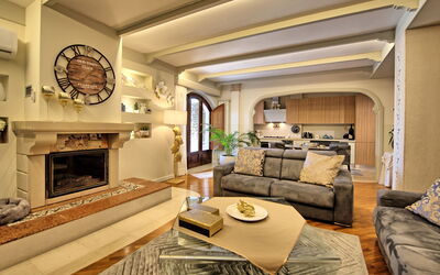 Villa Tagliaferri: Woonkamer