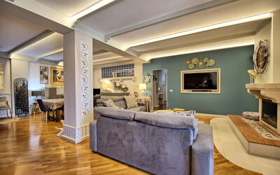 Villa Tagliaferri: Woonkamer