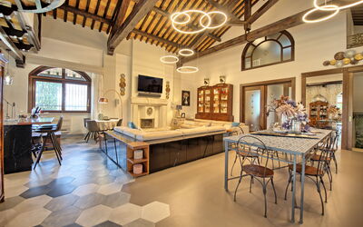 Villa Tagliaferri: Lunchroom, Woonkamer