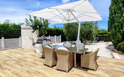 Villa Tagliaferri: Tuin, zwembad