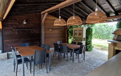 Villa Tagliaferri: Balkon / terras / patio, Tuin