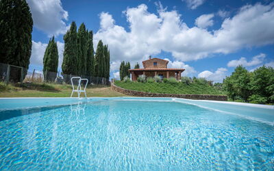 Vineyard'S Cottage with Pool, Ac, Wifi - Siena: Automne, bassin, Été, Jardin, Printemps
