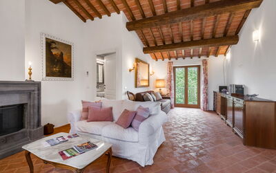 Vineyard'S Cottage with Pool, Ac, Wifi - Siena: Automne, Été, Printemps, Salon