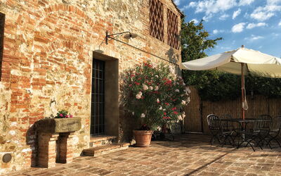 Casa le Crete: all'aperto, Balcone / Terrazza / Patio, Esterni, Piscina