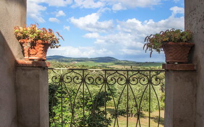 Villa San Giovanni: Balcone / Terrazza / Patio, Vista Panoramica