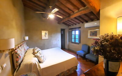 Villa San Giovanni: Camera da letto, Vista Panoramica