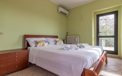 Villa la Pagliarina: chambre à coucher