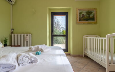 Villa la Pagliarina: chambre à coucher