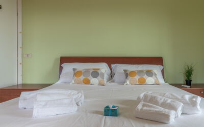 Villa la Pagliarina: chambre à coucher