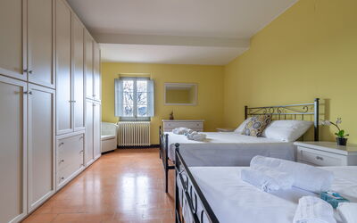 Villa la Pagliarina: chambre à coucher