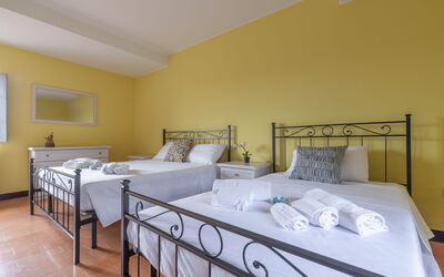 Villa la Pagliarina: chambre à coucher