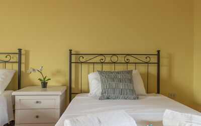 Villa la Pagliarina: chambre à coucher
