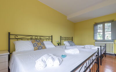 Villa la Pagliarina: chambre à coucher