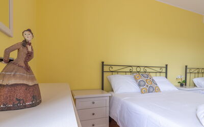 Villa la Pagliarina: chambre à coucher