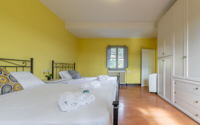 Villa la Pagliarina: chambre à coucher