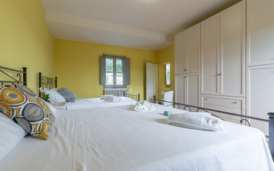 Villa la Pagliarina: chambre à coucher