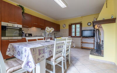 Villa la Pagliarina: Cuisine, Salle à manger