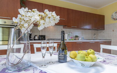 Villa la Pagliarina: Cuisine, Salle à manger