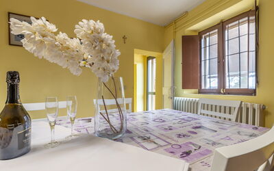 Villa la Pagliarina: Cuisine, Salle à manger