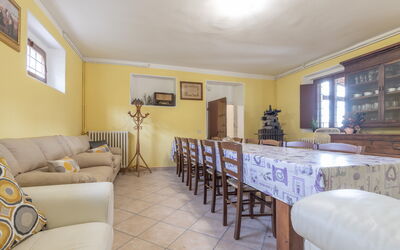 Villa la Pagliarina: Salle à manger, Salon