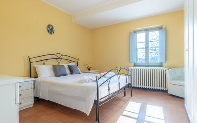 Villa la Pagliarina: chambre à coucher