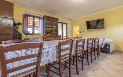 Villa la Pagliarina: Salle à manger, Salon