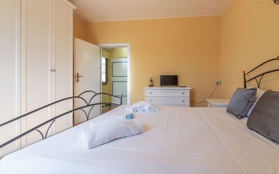 Villa la Pagliarina: chambre à coucher