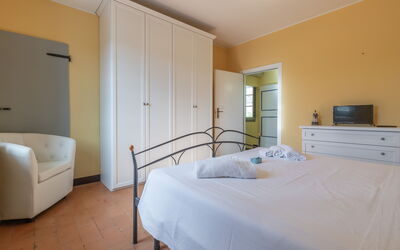 Villa la Pagliarina: chambre à coucher