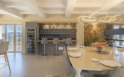 Villa Campana: Woonkamer