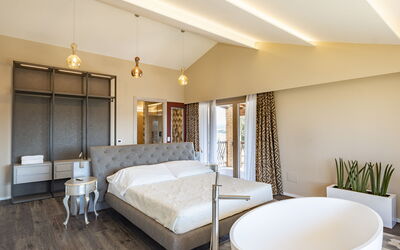 Villa Campana: slaapkamer